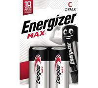 2 Piles Alcalines C / LR14 Energizer Max