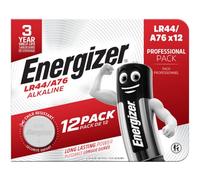 12 Piles LR44 / A76 / V13GA Energizer Alcaline 1,5V