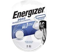 Energizer Piles bouton lithium CR2032 3V 235 mAh - Lot de 2