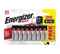 Energizer Piles Max Alkaline 8+4Free 1 Unité