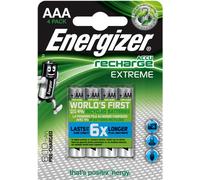 Energizer Piles Rechargeables HR03/AAA 800mAh Accu Extreme, Le lot de 4 piles