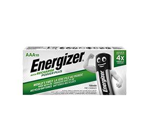 Energizer Rechargable AAA Battery (Pack of 10)