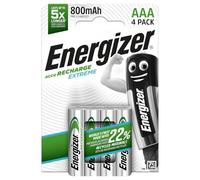 4 Piles Rechargeables AAA / HR03 800mAh Energizer Extreme