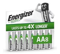 Energizer Recharge Power Plus Piles AA (Lot de 8), 2000 mAh NiMH