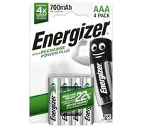 Energizer Accumulateur Ni-MH Power Plus HR03 (AAA) 700 mAh – Lot de 4
