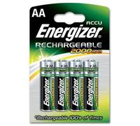 Energizer Piles Rechargeables AA, Recharge Power Plus, Lot de 4