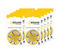Energizer Sound Energy Pile 10 Appareil Auditif (Lot de 60) - Performances Longue durée - pour Aide Auditive - Fabriqué en Europe - Conservation 4 Ans [Exclusivité Amazon]