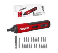Energizer - Tournevis Électrique 3,6V- Batterie 1500mAh Rechargeable Cable USB-C (Inclus)- 26 Embouts de Vissage Inclus - 3 NM - Idéal pour le montage, le démontage et les petits travaux