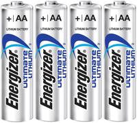 Piles au lithium Energizer Ultimate Lithium AA/4 FR6/4
