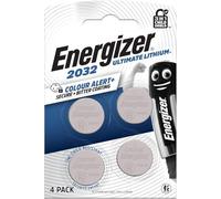 Energizer Pile bouton Ultimate Lithium CR2032 3V Lot de 4