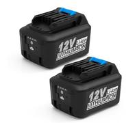Energup 2 Pièces 12V 5.0Ah Batterie pour Makita Batterie 12V BL1021B BL1041 | Grande Capacité Remplacement Bl1040b Bl1016 Bl1020B BL1050B avec 4 Voyants LED