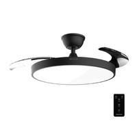 Ventilateur de plafond Cecotec EnergySilence Aero 300 Air Invisible Black. Moteur à courant continu de 30 W, 3 pales à haut rendement