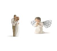 Enesco 26181 Notre Cadeau & Willow Tree 26012 Figurine Ange de la Prière