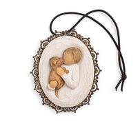 Enesco 26240 Gentillesse Fille/Ornement à Bordure Métallique
