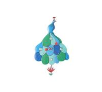 Enesco Allen Design by Michelle Horloge Allen, Multicolore, Hauteur 32 cm