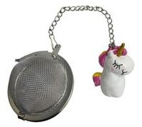 ENESCO Boule à thé breloque Licorne BLANC G