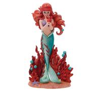 Enesco Disney Showcase Botanical La Petite Sirène Ariel Tenant Sebastian Figurine Multicolore 20,3 cm