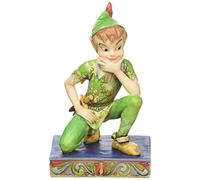 Enesco Disney Traditions 4023531 Figurine Champion de l'Enfance Peter Pan Résine 10,5 cm Vert