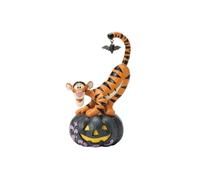 Enesco Disney Traditions by Jim Shore Figurine Winnie l'ourson Tigrou sur lanterne noire phosphorescente Multicolore 14 cm