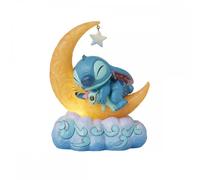 Disney Traditions Figurine de Lune Lumineuse Stitch and Scrump on