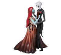 Enesco Figurine Disney Showcase Couture de Force L'Étrange Noël de Monsieur Jack et Sally Embrassant - 24 cm - Multicolore 6008701 9,5" H x 5,5" W x 6,75" L