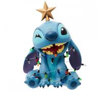 Enesco Figurine Disney Stitch avec lumières de Noël, collection Showcase, pièce de collection peinte à la main, décoration pour adultes