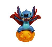 Enesco Figurine Disney Stitch Halloween déguisé en vampire sur citrouille décor collection