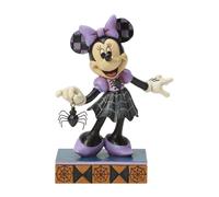 Enesco Figurine Disney Traditions Minnie en robe d'araignée - Collection Halloween, Réf. 6017939