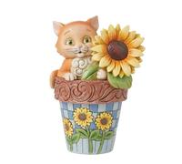 Enesco Heartwood Cr igurine Chat dans Un Pot de Fleurs par Jim Shore