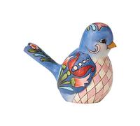 ENESCO Jim Shore 4056964 Figurine Oiseau Floral Bleu