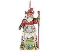 Enesco Jim Shore Heartwood Creek à partir de Allemand de Père Noël 4.75in, Multi-Color, 4.750