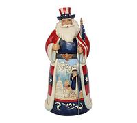 Enesco Jim Shore Heartwood Cr merica Santa Around The World Figurine Multicolore 18 cm