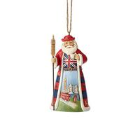 Enesco Jim Shore Heartwood Cr coration à Suspendre Motif Père Noël Multicolore 4,5 cm