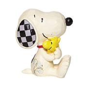 Enesco Jim Shore Peanuts Snoopy avec Woodstock Mini Figurine 6,3 cm