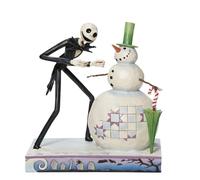Enesco Figurine Disney L'Étrange Noël de Monsieur Jack – Jack et le bonhomme de neige