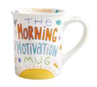 Enesco Our Name is Mud The Morning Motivation Messages Tasse à café Multicolore 473 ml