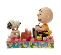 Enesco Peanuts by Jim Shore Figurine de Pique-Nique Snoopy, Woodstock et Charlie Brown