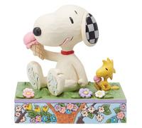 Enesco Peanuts by Jim Shore Figurine Snoopy et Woodstock Ice Cream