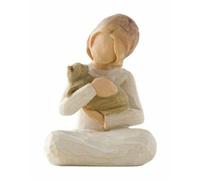 Enesco statuette Gentillesse fille - Beige