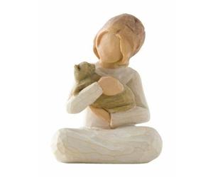 Enesco statuette Gentillesse fille - Beige