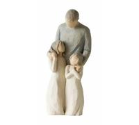 Enesco statuette Willow Tree père et deux filles