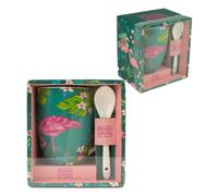 Enesco Tasse avec Cuillère Flamenco Tropical Design Coloré Tasse à Café Cadeau