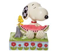 Enesco Une collation d'été (Snoopy et Woodstock Mangeant Une pastèque) - Peanuts par Jim Shore
