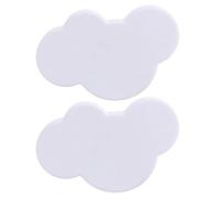 Enfants Porte Boutons De Tiroir Poignées Cartoon Nuage Plastique Forme Poignées De Tiroir Avec Vis Boutons Meubles Pour Armoires Enfants Chambre 2pcs