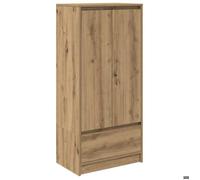 Enfilade/Bahut/Vitrine - Rustique - Armoire avec tiroir chêne artisanal 55,5 x 34 x 119,5 cm @368050