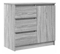 Enfilade/Bahut/Vitrine - Rustique - Buffet avec tiroir sonoma gris 71 x 35 x 65 cm bois d'ingénierie @480716