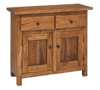 Enfilade/Bahut/Vitrine - Rustique - Buffet bois d'acajou massif 75 x 30 x 65 cm @644656