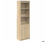 Enfilade/Bahut/Vitrine - Rustique - Buffet haut chêne sonoma 50 x 35 x 180 cm bois d'ingénierie @343981