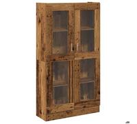 Enfilade/Bahut/Vitrine - Rustique - Buffet haut vieux bois 82 5 x 30 5 x 150 cm bois d'ingénierie @516928
