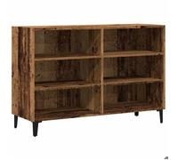 Enfilade/Bahut/Vitrine - Rustique - Buffet vieux bois 103,5 x 35 x 70 cm bois d'ingénierie @443467